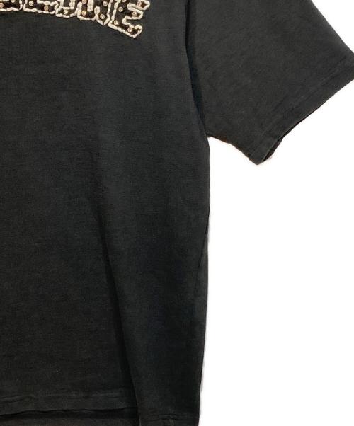 SUPREME（シュプリーム）SUPREME (シュプリーム) Rhinestone Raglan S/S Top ブラック サイズ:Ｓの古着・服飾アイテム