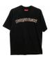 SUPREME（シュプリーム）の古着「Rhinestone Raglan S/S Top」｜ブラック