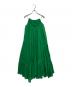 L'AUBE BLANC (ローブ ブラン) Smocking Lace Volume Dress グリーン サイズ:FREE：20000円
