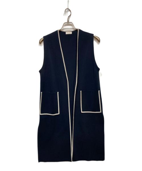 BALLSEY（ボールジィ）BALLSEY (ボールジィ) ミラノリブ ロングジレ ネイビー サイズ:Sの古着・服飾アイテム