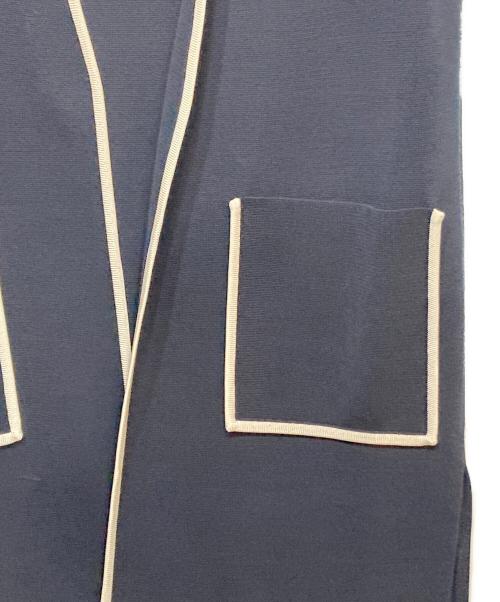 BALLSEY（ボールジィ）BALLSEY (ボールジィ) ミラノリブ ロングジレ ネイビー サイズ:Sの古着・服飾アイテム