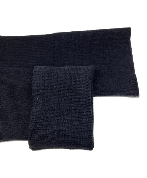JOHN MANSON SMITH（ジョン メイソン スミス）JOHN MANSON SMITH (ジョン メイソン スミス) 16G RIB HOOD CARDIGAN ブラック サイズ:38の古着・服飾アイテム
