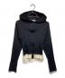 JOHN MANSON SMITH（ジョン メイソン スミス）の古着「16G RIB HOOD CARDIGAN」｜ブラック