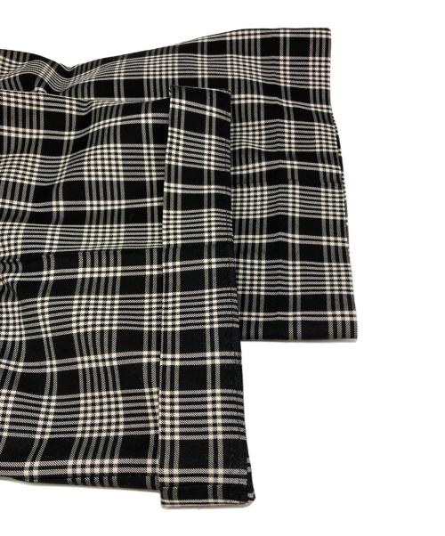 WEEKEND Max Mara（ウィークエンド マックスマーラ）WEEKEND Max Mara (ウィークエンド マックスマーラ) チェックパンツ ブラック サイズ:38の古着・服飾アイテム