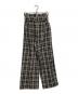 WEEKEND Max Mara (ウィークエンド マックスマーラ) チェックパンツ ブラック サイズ:38：5000円