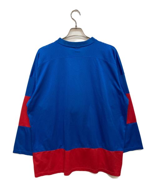 ICE CREAM（アイスクリーム）ICE CREAM (アイスクリーム) Team Hockey Shirt ブルー サイズ:XLの古着・服飾アイテム