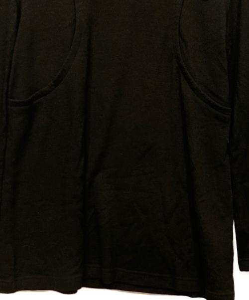 COMME des GARCONS COMME des GARCONS（コムデギャルソン コムデギャルソン）COMME des GARCONS COMME des GARCONS (コムデギャルソン コムデギャルソン) パネルウールニット ブラック サイズ:Mの古着・服飾アイテム