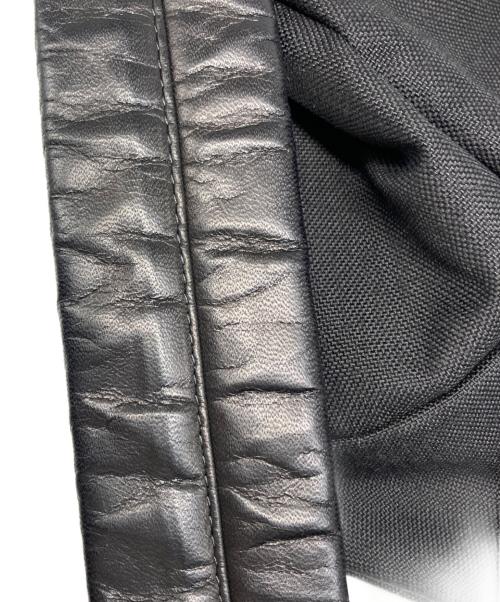 COMME des GARCONS（コムデギャルソン）COMME des GARCONS (コムデギャルソン) ホースレザーショルダーバックパック ブラックの古着・服飾アイテム