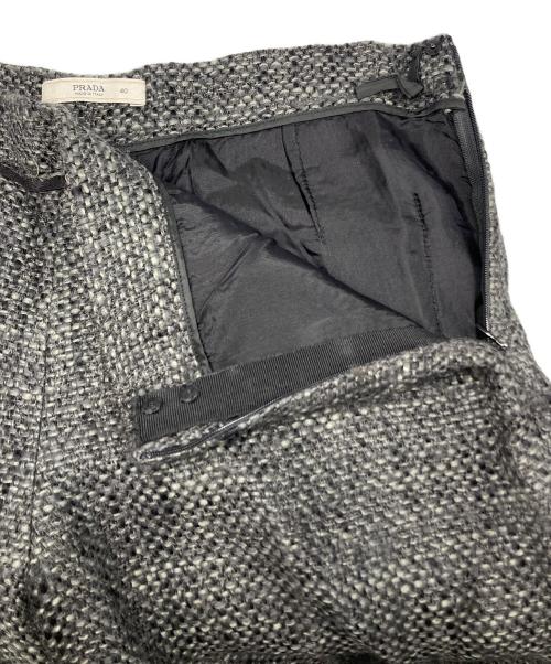 PRADA（プラダ）PRADA (プラダ) ウールショートパンツ ブラック サイズ:40の古着・服飾アイテム