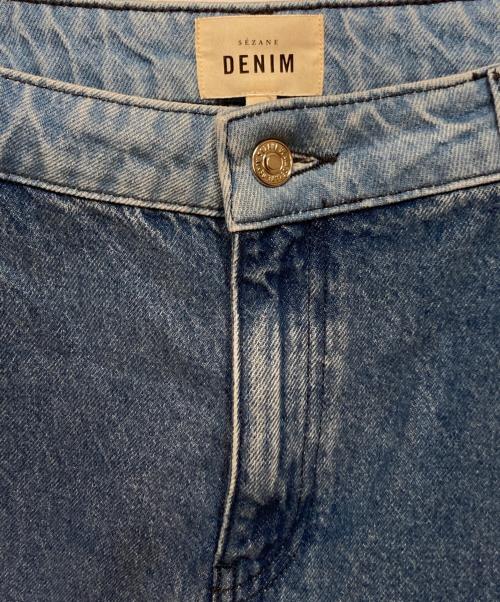 SEZANE（セザンヌ）SEZANE (セザンヌ) パッチワークデニムパンツ インディゴ サイズ:４０の古着・服飾アイテム