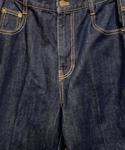CADUNE（カデュネ）CADUNE (カデュネ) ハートセンタープレスデニム インディゴ サイズ:36の古着・服飾アイテム