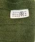中古・古着 MM6 Maison Margiela (エムエムシックスメゾンマルジェラ) Damaged Turtleneck Knit オリーブ サイズ:M：40000円
