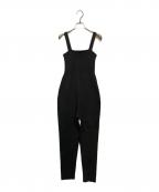 CLANEクラネ）の古着「COCOON LINE KNIT ALL IN ONE」｜ブラック