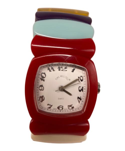 TIME WILL TELL（タイムウィルテル）TIME WILL TELL (タイムウィルテル) 腕時計 ホワイトの古着・服飾アイテム