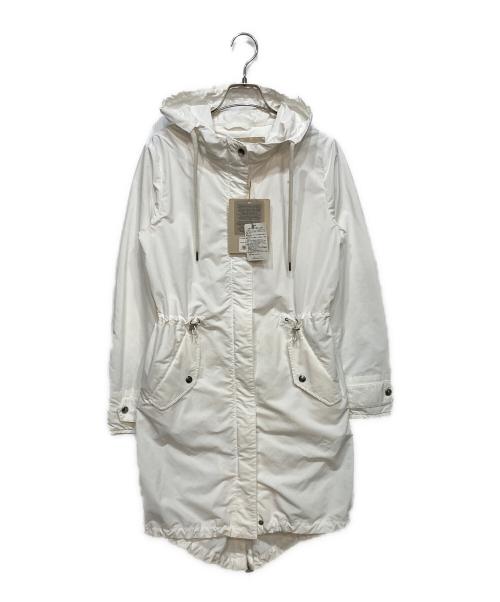 HERNO（ヘルノ）HERNO (ヘルノ) スプリング フーデッドコート ホワイト サイズ:38の古着・服飾アイテム