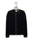 BURBERRYバーバリー）の古着「カシミヤニットカーディガン」｜ブラック