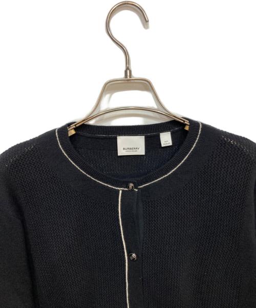BURBERRY（バーバリー）BURBERRY (バーバリー) カシミヤニットカーディガン ブラック サイズ:164の古着・服飾アイテム