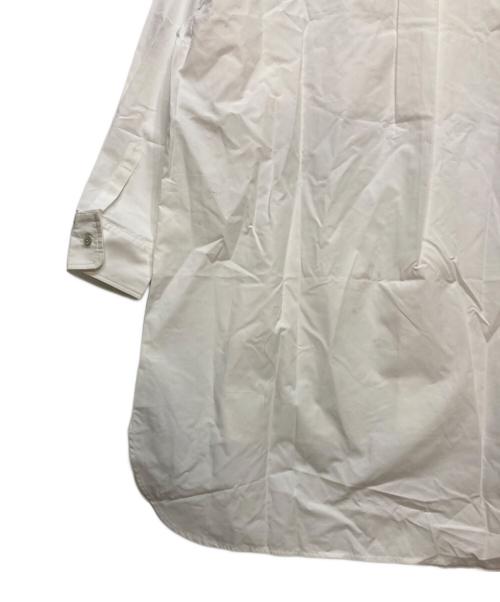 BARBA（バルバ）BARBA (バルバ) 比翼ロング丈シャツ ホワイト サイズ:40 未使用品の古着・服飾アイテム