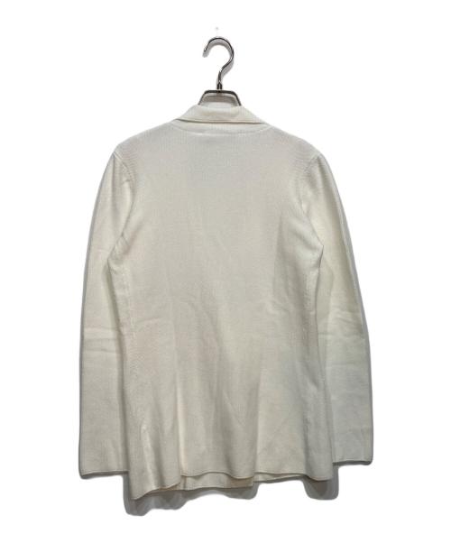 Cruciani（クルチアーニ）Cruciani (クルチアーニ) ダブル ニット ジャケット ホワイト サイズ:42の古着・服飾アイテム