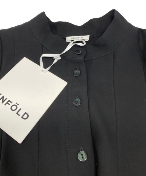 ENFOLD（エンフォルド）ENFOLD (エンフォルド) サーキュラー シャツ ドレス ブラック サイズ:36の古着・服飾アイテム