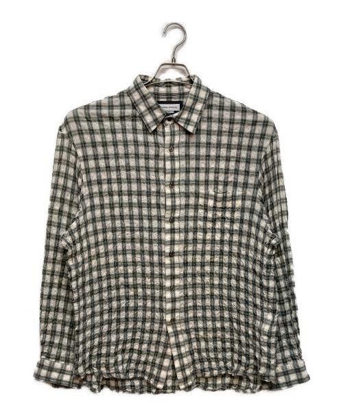 MAISON SPECIAL（メゾンスペシャル）MAISON SPECIAL (メゾンスペシャル) プライム オーバー レギュラー カラー ロングスリーブ シャツ グリーン サイズ:2の古着・服飾アイテム