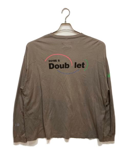 doublet（ダブレット）doublet (ダブレット) WISM (ウィズム) 長袖カットソー グレー サイズ:サイズ詳細参照の古着・服飾アイテム