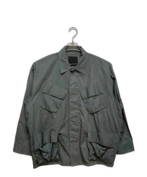 LAD MUSICIAN（ラッドミュージシャン）LAD MUSICIAN (ラッドミュージシャン) FATIGUE JACKET グレー サイズ:42の古着・服飾アイテム
