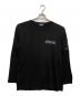 WILDSIDE YOHJI YAMAMOTO（ワイルドサイド ヨウジ ヤマモト）の古着「Pink Dahlia Long Sleeve T-shirt」｜ブラック