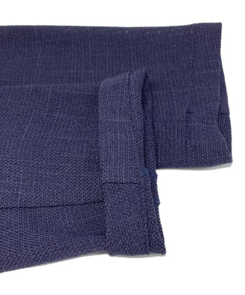BALLSEY（ボールジィ）BALLSEY (ボールジィ) カラミ ノーカラージャケット ネイビー サイズ:36の古着・服飾アイテム