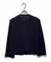 BALLSEY (ボールジィ) カラミ ノーカラージャケット ネイビー サイズ:36：11000円