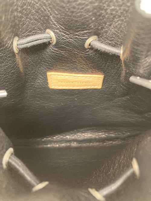 HENDER SCHEME（エンダースキーマ）HENDER SCHEME (エンダースキーマ) Petal Sac Gloss ブラックの古着・服飾アイテム
