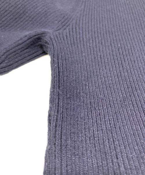 regleam（リグリーム）regleam (リグリーム) ニット 切替 ワンピース ネイビー サイズ:Sの古着・服飾アイテム