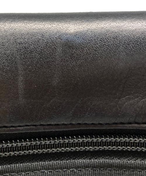 YOHJI YAMAMOTO（ヨウジヤマモト）YOHJI YAMAMOTO (ヨウジヤマモト) GARMENT LEATHER BOTTLE SACOCHE ブラックの古着・服飾アイテム