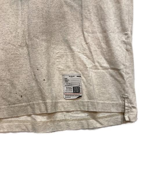 Maison MIHARA YASUHIRO（メゾン ミハラ ヤスヒロ）Maison MIHARA YASUHIRO (メゾン ミハラ ヤスヒロ) SMILY FACE PRINTED DISTRESSED TEE グレー サイズ:44の古着・服飾アイテム