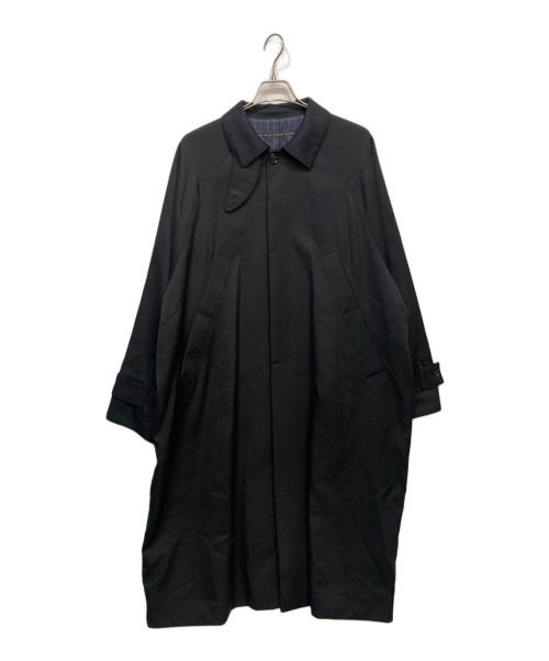 My Beautiful Landlet（マイビューティフルランドレット）My Beautiful Landlet (マイビューティフルランドレット) HARUTO PROCESSED WOOL LONG COAT ウール ロング コート ブラック サイズ:Ｍの古着・服飾アイテム