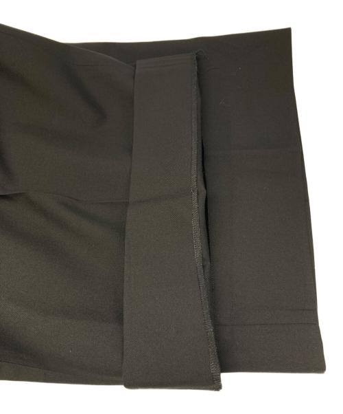 JIL SANDER（ジルサンダー）JIL SANDER (ジルサンダー) Fine Wool Gabardine Relaxed Fit Trousers ブラック サイズ:44の古着・服飾アイテム