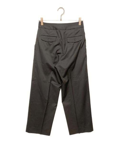 JOHN SMEDLEY（ジョンスメドレー）JOHN SMEDLEY (ジョンスメドレー) ウールテーパードパンツ ブラック サイズ:2の古着・服飾アイテム