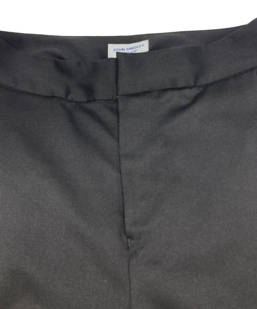 JOHN SMEDLEY（ジョンスメドレー）JOHN SMEDLEY (ジョンスメドレー) ウールテーパードパンツ ブラック サイズ:2の古着・服飾アイテム