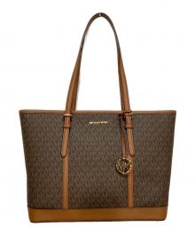 MICHAEL KORS（マイケルコース）の古着「ジェットセットトートバッグ」｜ブラウン