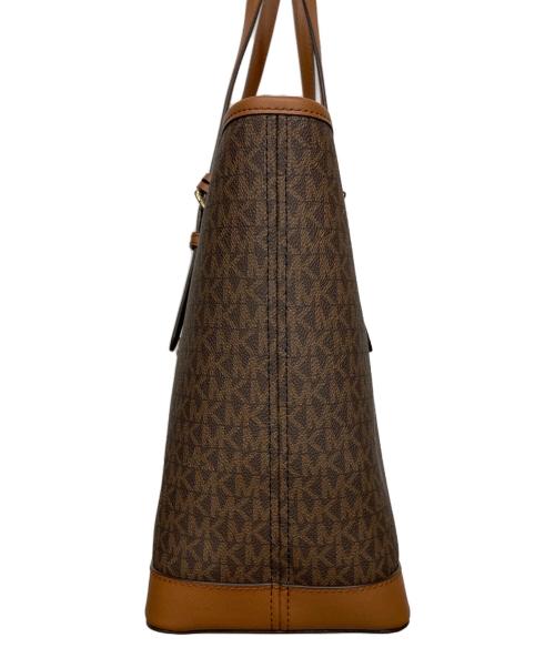 MICHAEL KORS（マイケルコース）MICHAEL KORS (マイケルコース) ジェットセットトートバッグ ブラウンの古着・服飾アイテム