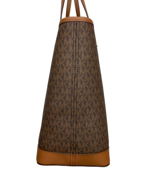 MICHAEL KORS（マイケルコース）MICHAEL KORS (マイケルコース) ジェットセットトートバッグ ブラウンの古着・服飾アイテム