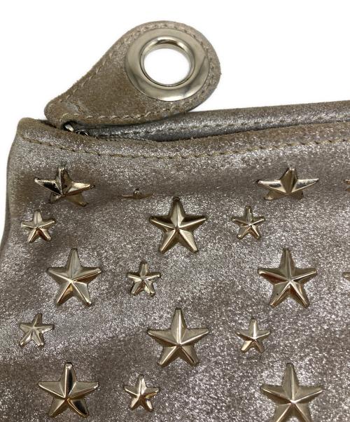 JIMMY CHOO（ジミーチュウ）JIMMY CHOO (ジミーチュウ) クラッチバッグ シルバーの古着・服飾アイテム
