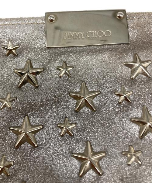 JIMMY CHOO（ジミーチュウ）JIMMY CHOO (ジミーチュウ) クラッチバッグ シルバーの古着・服飾アイテム