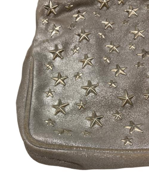 JIMMY CHOO（ジミーチュウ）JIMMY CHOO (ジミーチュウ) クラッチバッグ シルバーの古着・服飾アイテム
