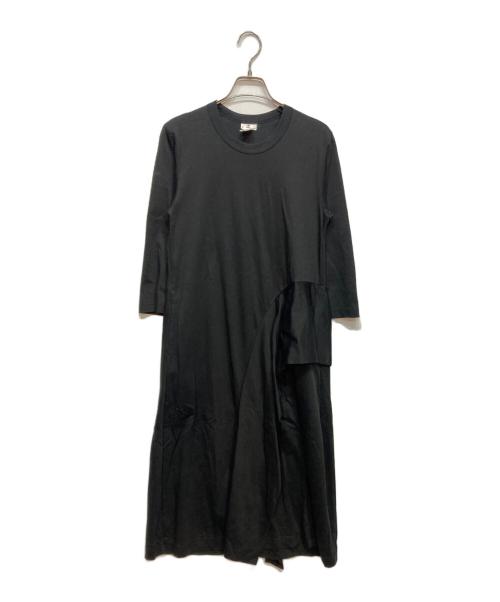 noir kei ninomiya（ノワール ケイ ニノミヤ）noir kei ninomiya (ノワール ケイ ニノミヤ) フリルワンピース ブラック サイズ:XSの古着・服飾アイテム
