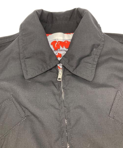 TAO COMME des GARCONS（タオ コムデギャルソン）TAO COMME des GARCONS (タオ コムデギャルソン) ウールエステルトロ先染めジャケット ブラック サイズ:Ｍの古着・服飾アイテム