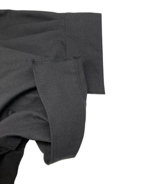JUNYA WATANABE COMME des GARCONS（ジュンヤワタナベ コムデギャルソン）JUNYA WATANABE COMME des GARCONS ((ジュンヤワタナベ コムデギャルソン) プリーツ切替シャツワンピース ブラック サイズ:XSの古着・服飾アイテム