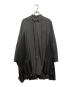 JUNYA WATANABE COMME des GARCONS（(ジュンヤワタナベ コムデギャルソン）の古着「プリーツ切替シャツワンピース」｜ブラック