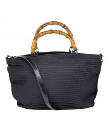 GUCCI（グッチ）の古着「バンブー2WAYバッグ」｜ブラック