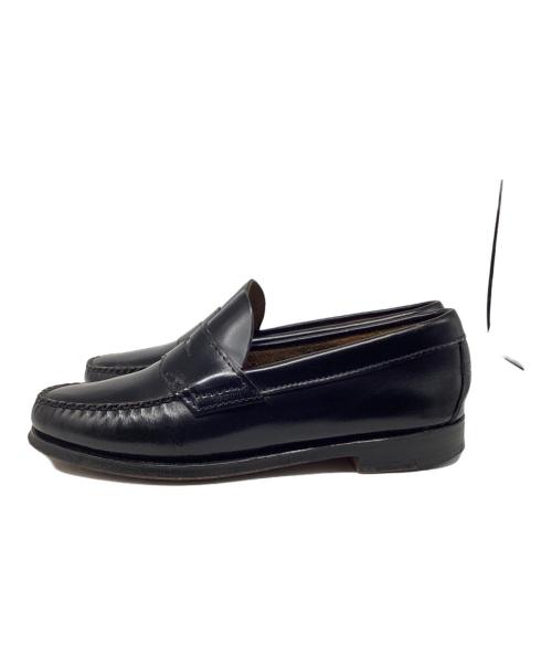 G.H.BASS（ジーエイチバス）G.H.BASS (ジーエイチバス) LARSON Moc Penny Loafer ブラック サイズ:61/2の古着・服飾アイテム